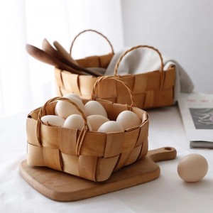 Cesta de chip de madera