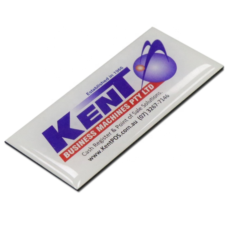 Etiqueta engomada de la etiqueta de la bóveda de la resina personalizada Clear PVC Sustrato de PVC Impresión colorida Epoxy Marca registrada Gel Logo Etiquetas engomadas