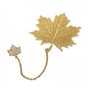 Browmarks de latón promocionales Publicidad Oro ahuecado Out Logotipo Souvenir Metal Bookmark