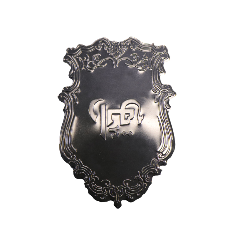 Etiqueta engomada de perfume personalizada anodizada de metal anodizado