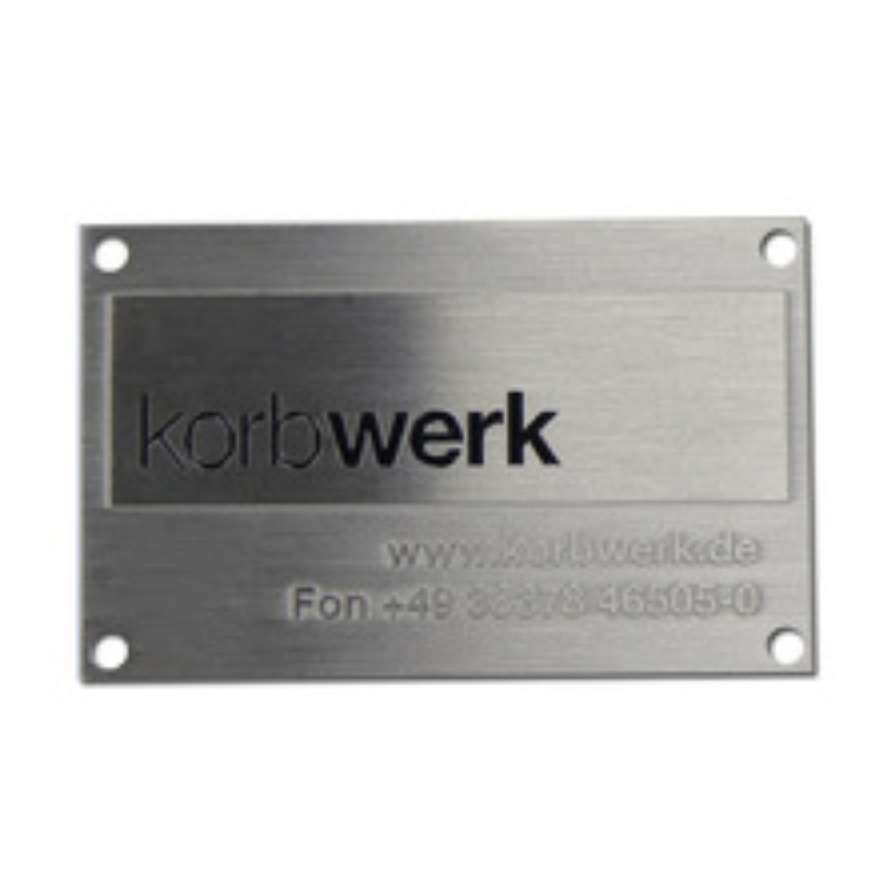Wholesale logotipo de metal grabado ascensor placa de identificación de ácido personalizado grabado de acero inoxidable de acero inoxidable placa de venta Producto de venta