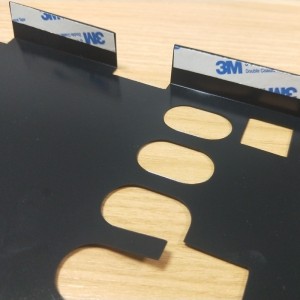 Hoja de aislamiento de PCnegro de 0.5mm, fácil de plegar y formar la hoja de mylar, la lámina de aislamiento de la batería de la llama.