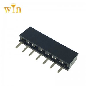 2.54mm 1x7p fila de un solo encabezado de zócalo femenino