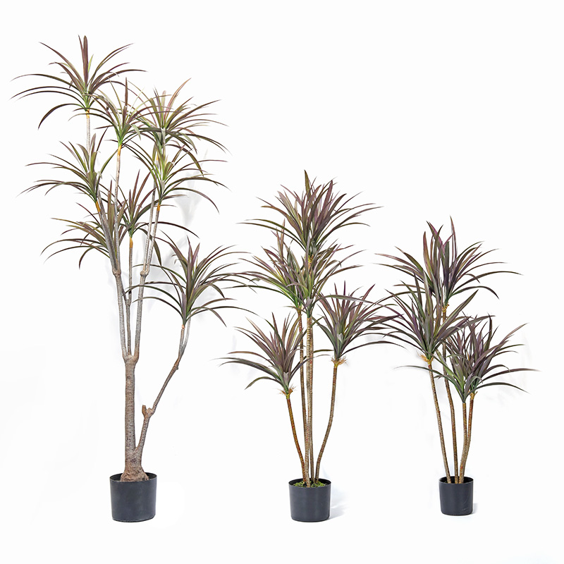 Venta caliente Fábrica de suministro directo realista planta artificial artificial clorofitum COMOSUM árbol para vender