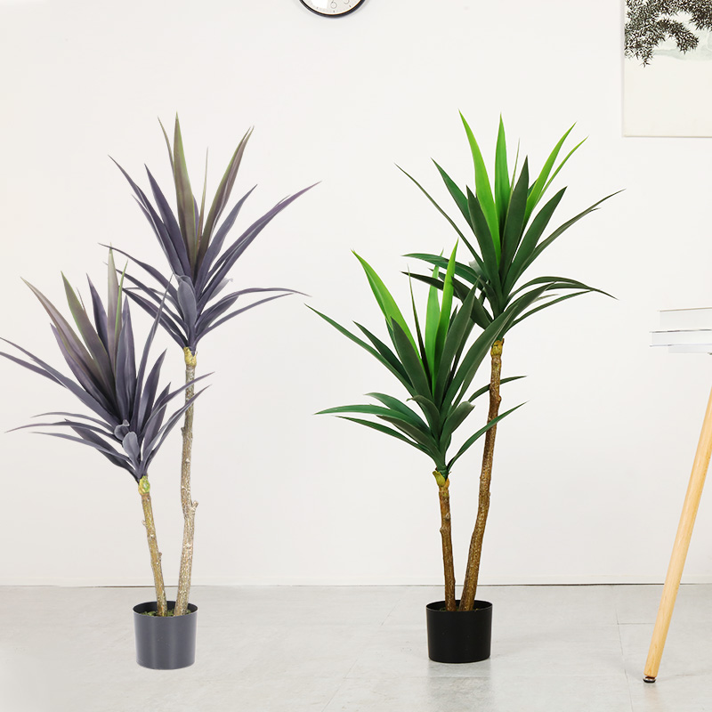 Decoración del hogar Planta artificial Plástico Palmera con alta calidad.