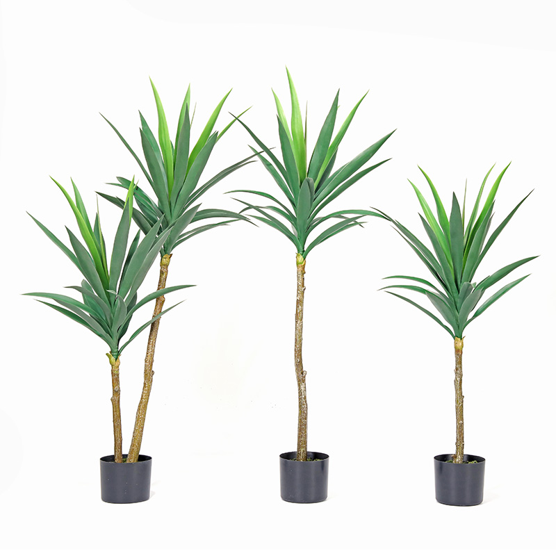Decoración del hogar Planta artificial Plástico Palmera con alta calidad.