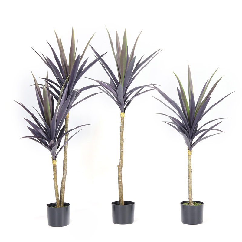 Decoración del hogar Planta artificial Plástico Palmera con alta calidad.