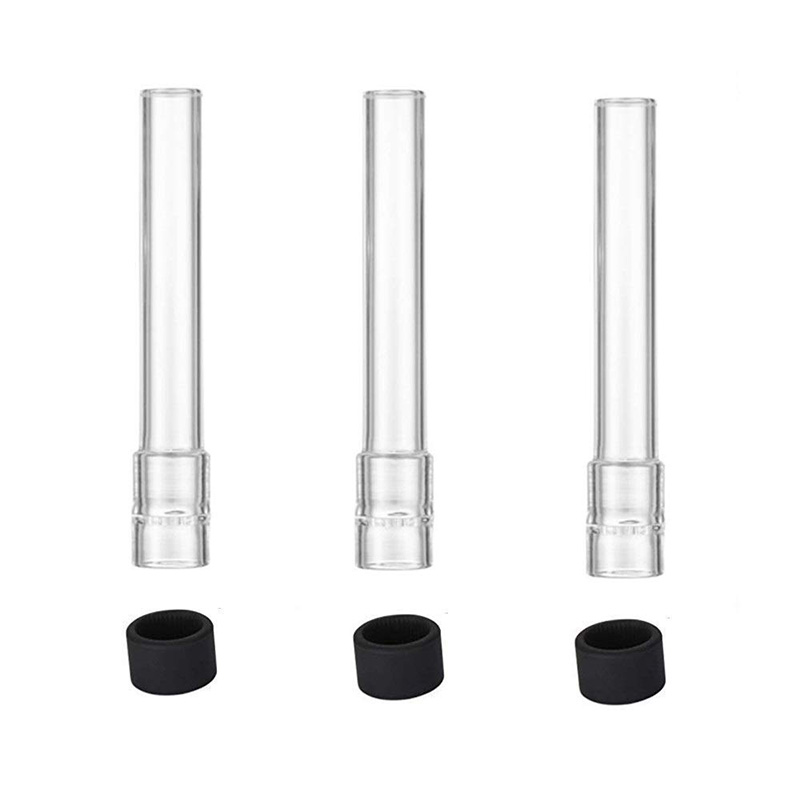 Tallo de vidrio de tubo recto de reemplazo de tubo recto de 110 mm de cristal