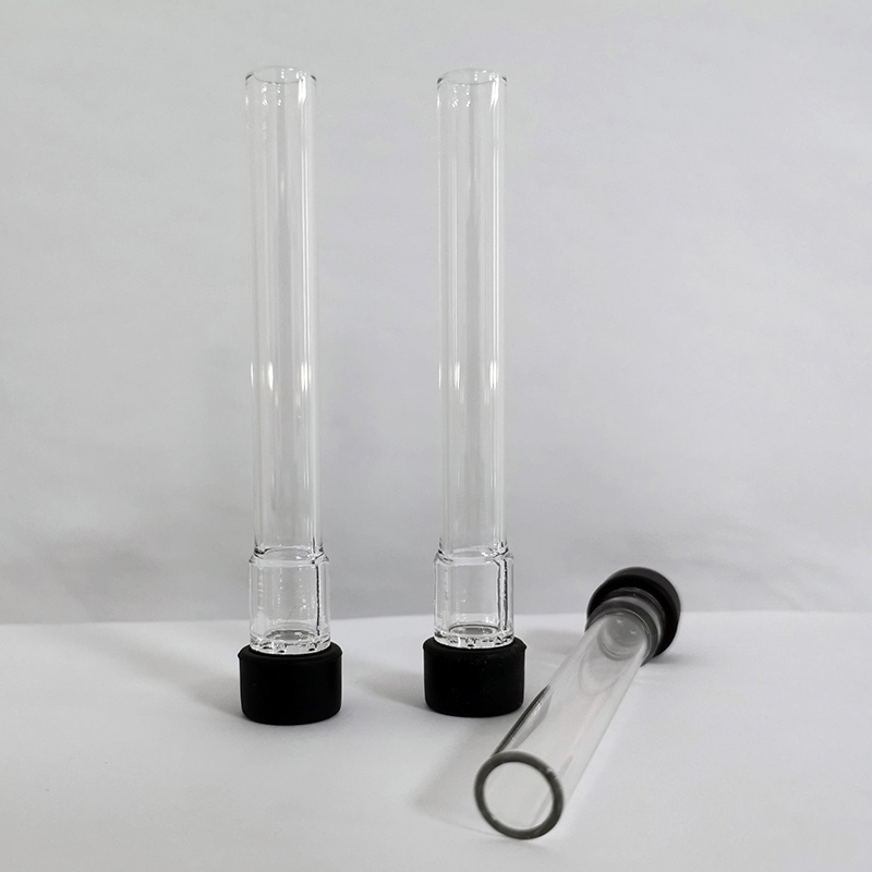 Tallo de vidrio de tubo recto de reemplazo de tubo recto de 110 mm de cristal