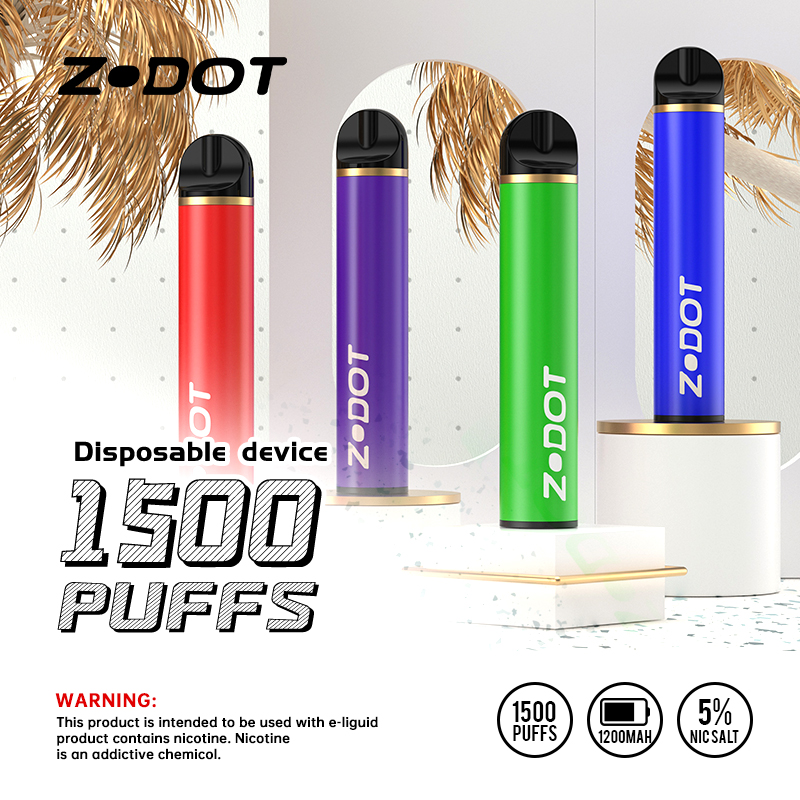 1500 puffs desechable cigarrillo electrónico