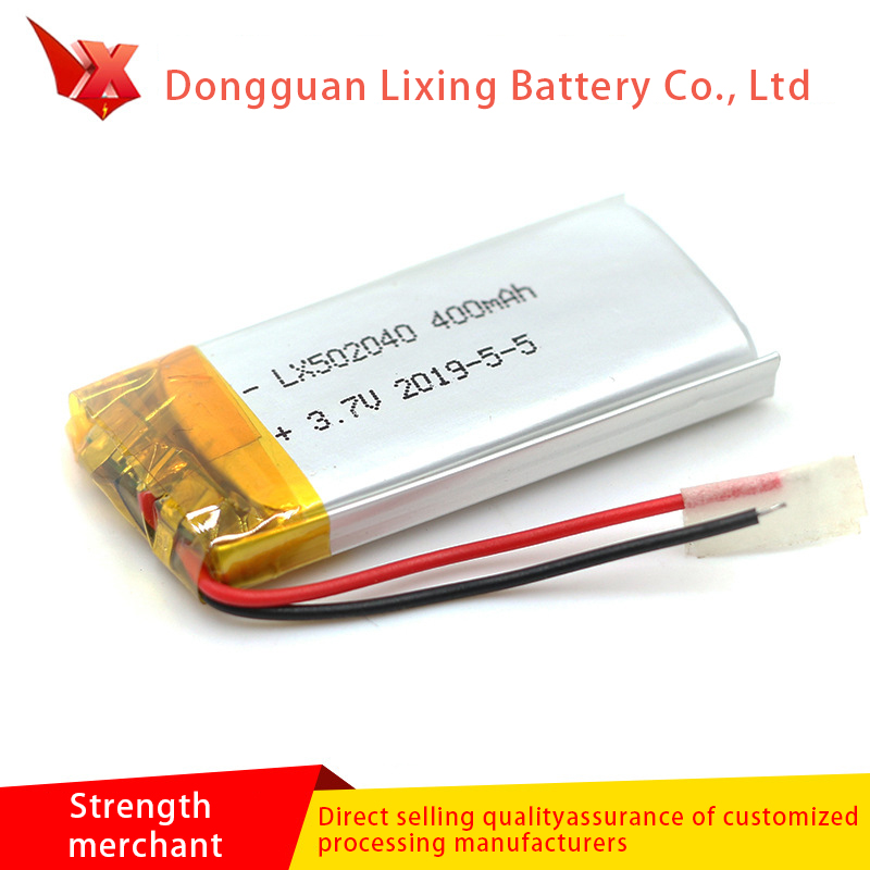 Gran oferta de batería de litio 502040 3.7V suministros para adultos Batería Walkman Backup Power 400mAh