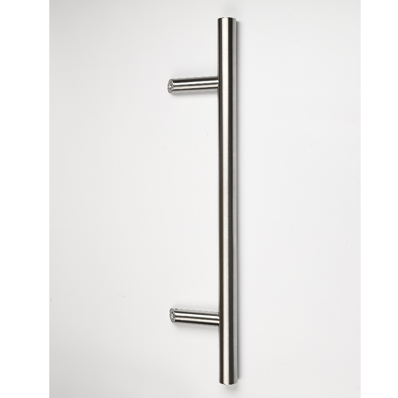 SS-038 Comercial de alta resistencia Grado-304 Push de acero inoxidable Pulga de puertas Affset de la puerta de la puerta, puerta de metal de madera de madera de vidrio Manja de empuje de metal de metal