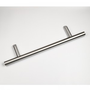 SS-038 Comercial de alta resistencia Grado-304 Push de acero inoxidable Pulga de puertas Affset de la puerta de la puerta, puerta de metal de madera de madera de vidrio Manja de empuje de metal de metal