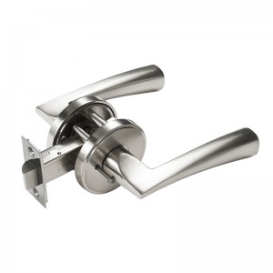 Manija de la puerta de palanca de privacidad R7604 con tornillos ocultos Instalación Fácil de abrir Conjunto de palanca de bloqueo