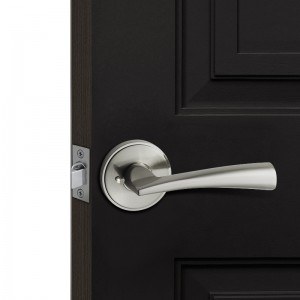 Manija de la puerta de palanca de privacidad R7604 con tornillos ocultos Instalación Fácil de abrir Conjunto de palanca de bloqueo