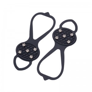 Clases de hielo de siliconanegro personalizados para escalar, senderismo