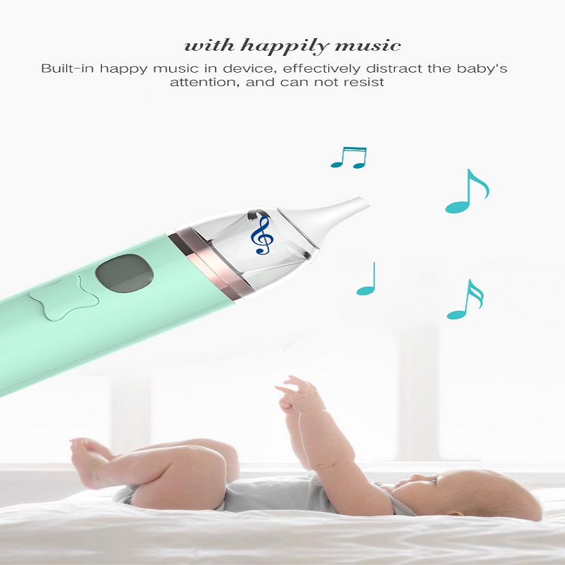 Aspiradornasal del bebé Aspiradornasal infantil Cleaner denariz eléctrica Equipo de sniffling