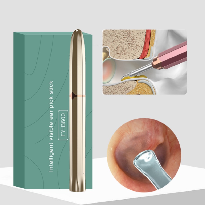 1080p OtoScope Ear Wax Removedor de cera Cámara inalámbrica Oído Endoscopio Cuchara de la cuchara Limpieza