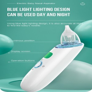 Succión eléctrica de lanariz para bebés Snot Snot Sucker paraniños pequeños Battery Booger Sucker para bebés