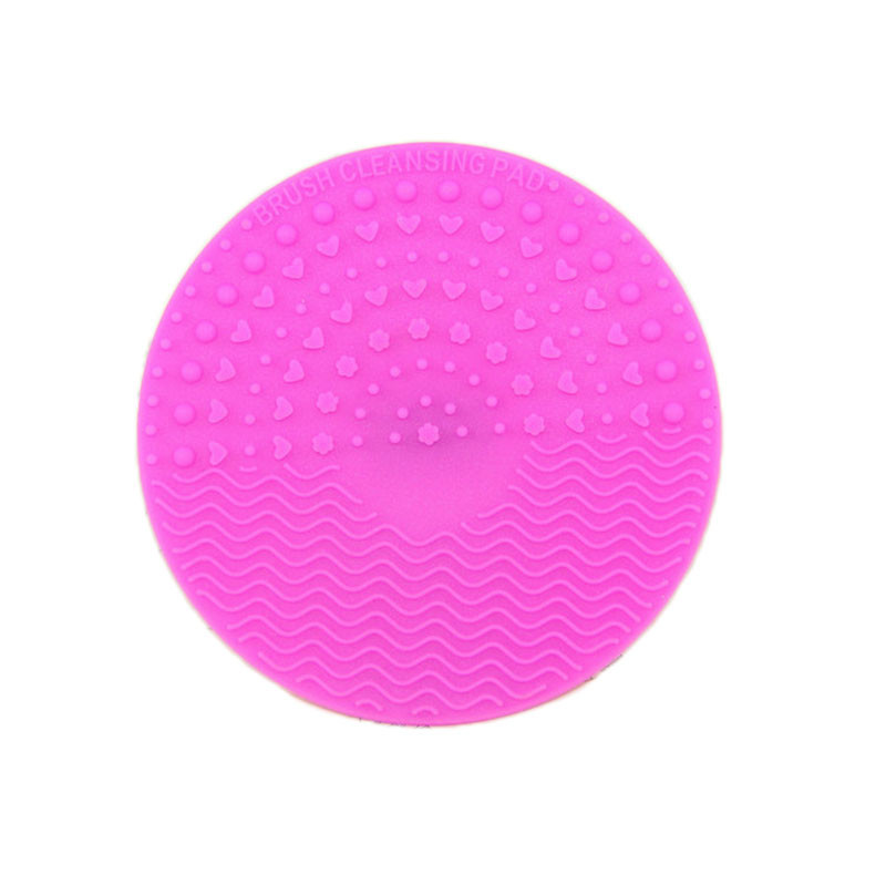 Estera de limpieza de pincel, maquillaje de silicona Cepillo de limpieza Scrubber Mat, herramienta de lavado portátil