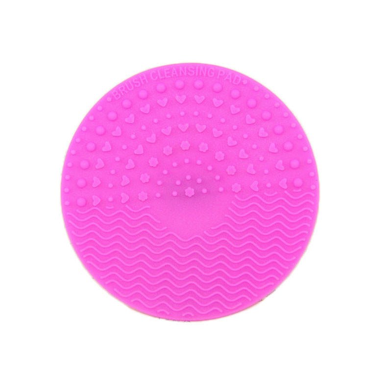 Estera de limpieza de pincel, maquillaje de silicona Cepillo de limpieza Scrubber Mat, herramienta de lavado portátil