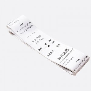 Venta caliente Nuevo producto Accesorios de vestir personalizados Ropa de pantalla Satin Labeles tejidos para ropa Zapatos de sombrero