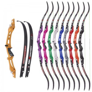 Nika Archery ET-8 RH ILF N3 Limbias de Carbono 68 pulgadas Arco Recurve de tiro con arco