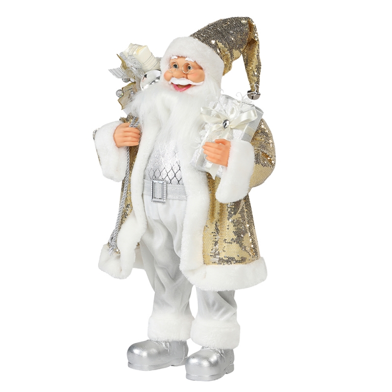 30 ~ 110 cm Navidad Santa Claus Ornamento Deluxe Decoración Festival Festival Estatuilla Colección Tradicional Navidad