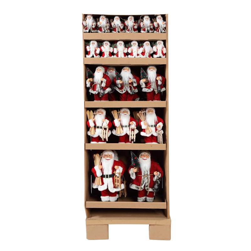 Pantalla Soporte Navidad Puesto Santa Claus Ornamento Decoración Festival Festival Estatuilla Colección Tradicional Navidad