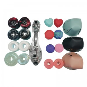 58mm * 32 mm 85A Roller de patinaje patinador de patinaje en línea Rueda de remolino mezcla de rueda de color