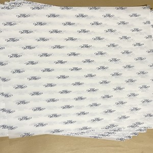 Papel de envolver imprimido Papel de tejado personalizado Logotipo impreso 14g/17G Paquete de papel de papel tejido Papel de tejido multicolor