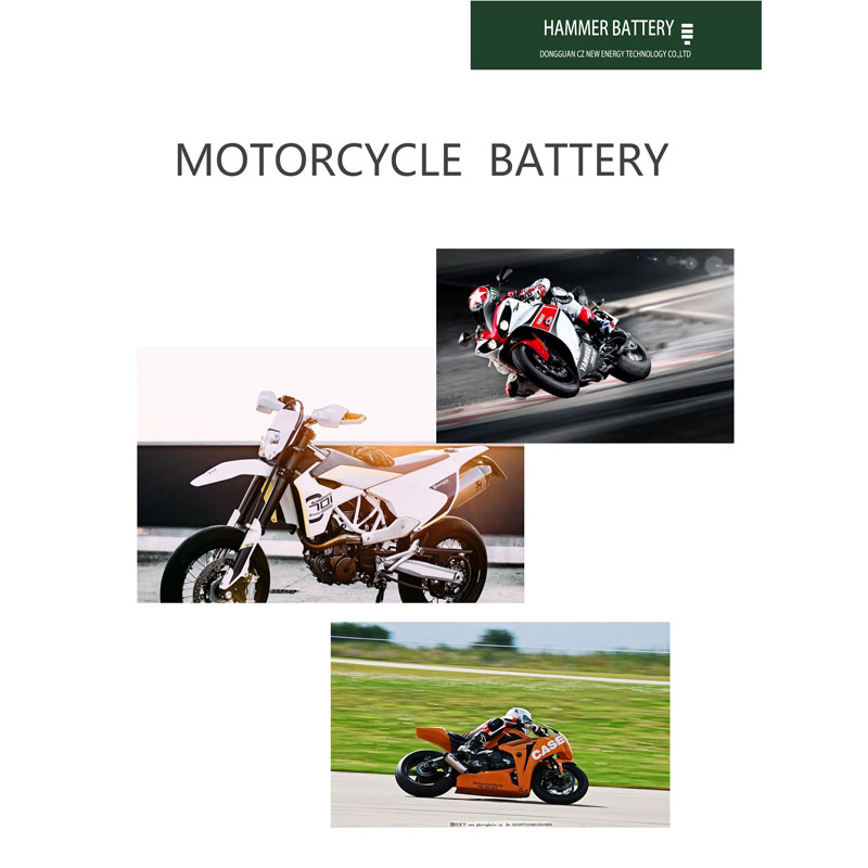 Batería de inicio de la motocicleta 12V 3AH 5AH 7AH 12AH 20Ah Motocicleta de litio Batería