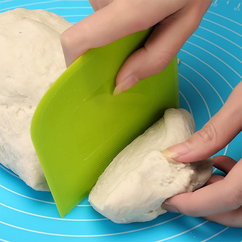 Raspador flexible para pan crema Pizza de pizza Banco Scraper-Food, Raspador de la cocina