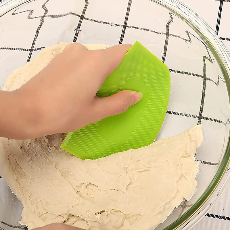Raspador flexible para pan crema Pizza de pizza Banco Scraper-Food, Raspador de la cocina