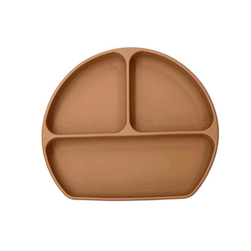 Placas divididas de silicona para inflisiones, placa paraniños pequeños, BPA gratis