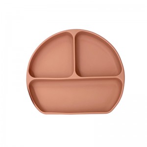 Placas divididas de silicona para inflisiones, placa paraniños pequeños, BPA gratis