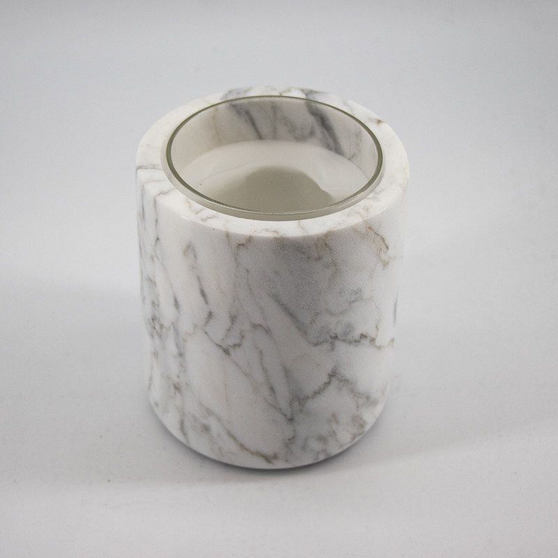 Tenedor de vidrio de vidrio de piedra de mármolnatural