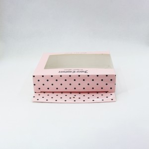 Caja de papel con ventana