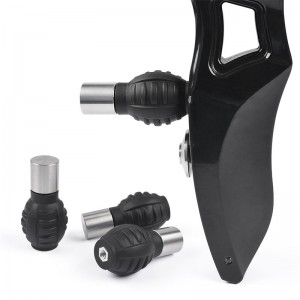 Elongarrow 240034 Black Color Tiro con arco de ruido Aborción Amortiguador de vibración