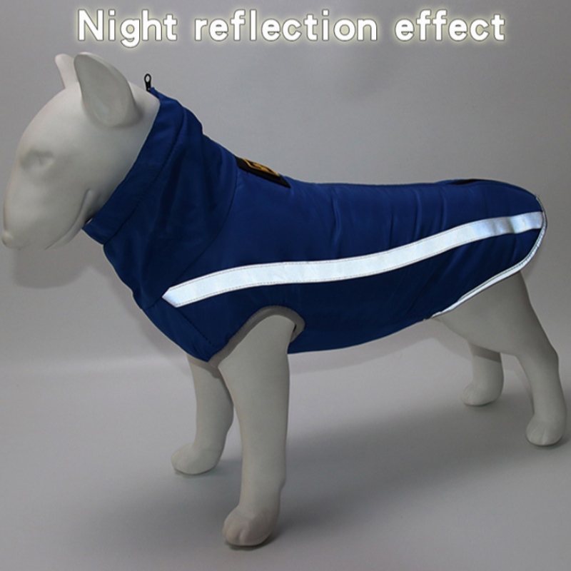 Fabricante al por mayor al aire libre al aire libre estilo fresco hilos altamente reflectantes chaqueta de perro abrigos impermeables