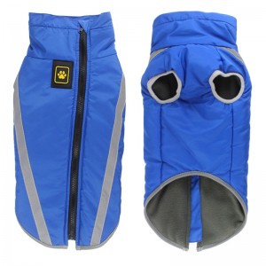 Fabricante al por mayor al aire libre al aire libre estilo fresco hilos altamente reflectantes chaqueta de perro abrigos impermeables