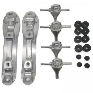 Fábrica al por mayor de suministro de suministro Placa de patinaje patín de alta resistencia Placas de patín Aluminio