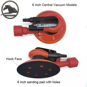 6 en Air Random Orbital SANDER MODELOS DE VACÍO CENTRAL DE CENTRAL GRADO INDUSTRIAL