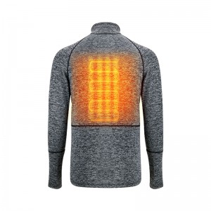 Peso ligero calentado debajo de la ropa, ropa interior gris climatizada con energía de la batería