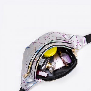 Bolsa de viaje impermeable de la moda de la moda de la moda de las mujeres bolsa de la cintura impermeable de PVC Fanny Pack