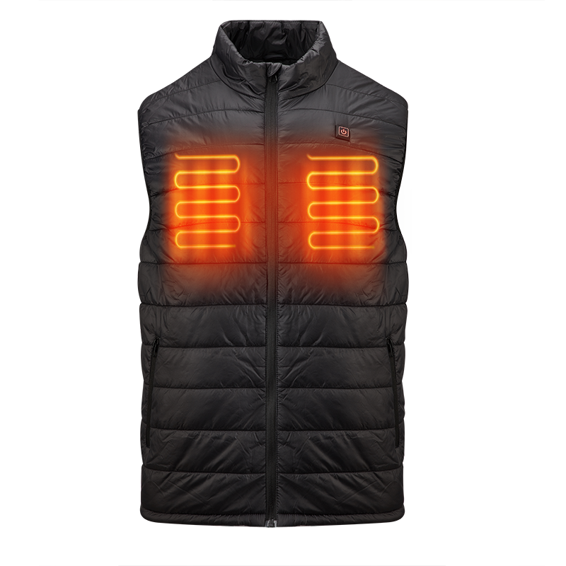 Abrigo climatizado eléctrico a prueba de agua personalizado, cintura de invierno para hombres