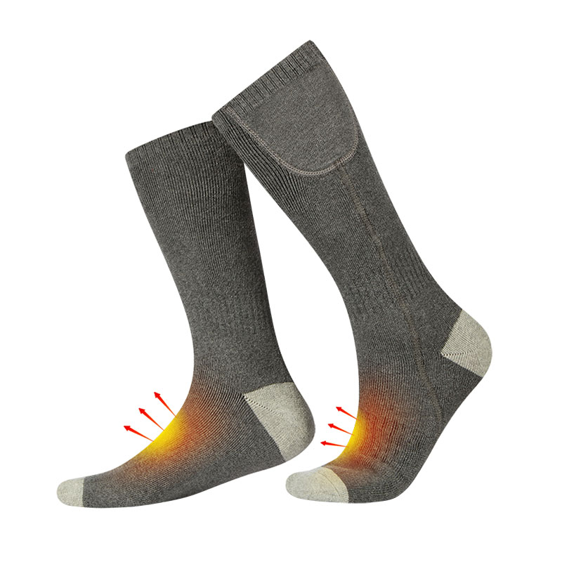 Calcetines de senderismo con calefacción para clima de clima, calentadores de batería recargables para pies crónicos fríos