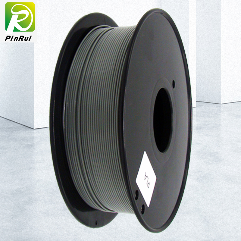 Pinrui de alta calidad 1kg 3D PLA Impresora Filamento Gris Color Gris