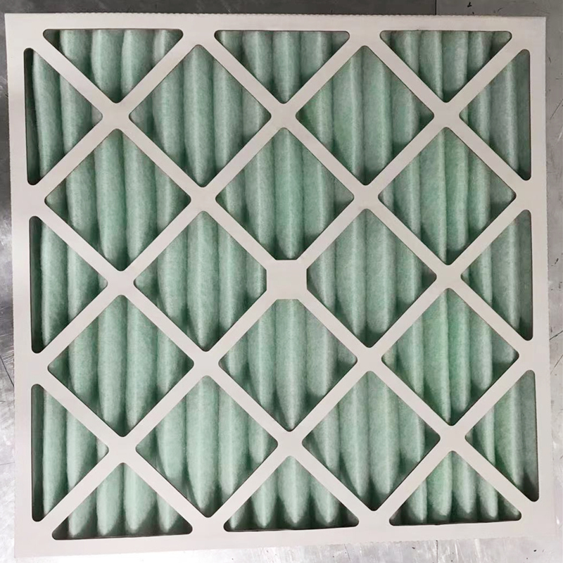 MERV8 marco de papel Eficiencia primaria PRE Panel Filtro de aire HVAC para la granja de pig