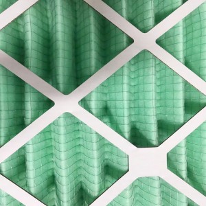 MERV8 marco de papel Eficiencia primaria PRE Panel Filtro de aire HVAC para la granja de pig